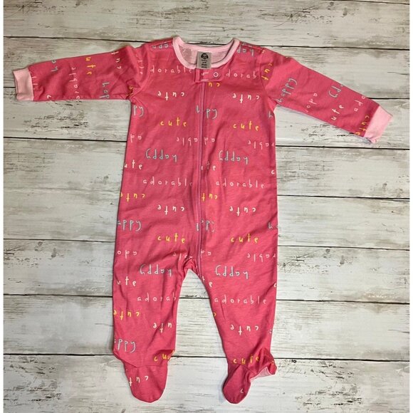 Floral So Happy Sleep n Plays Gerber 3 Piece Sleeper Set - Picture 5 of 10